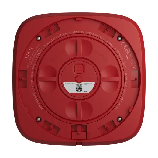 EN54 FireProtect (Sounder), bezdrát. siréna, červená